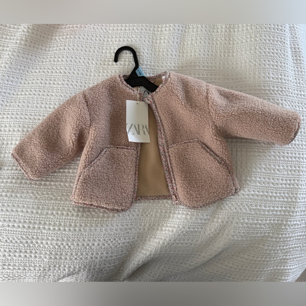 Zara Baby Girl Sherpa Jacket